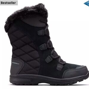 New in Box Columbia Ice Maiden ll wide size 7.5 black snow boot